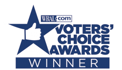 WRAL Voter's Choice Award Winner of Best Dog Training Service 