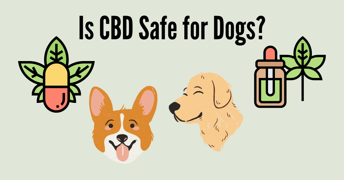 cartoon dogs with weed symbols around them