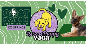 RSVP for Rescue Puppy Yoga @ Goat Patch Brewing Co.