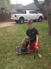 Jake Coulter with Bella Blue