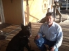 Joe Alaniz with Midnight