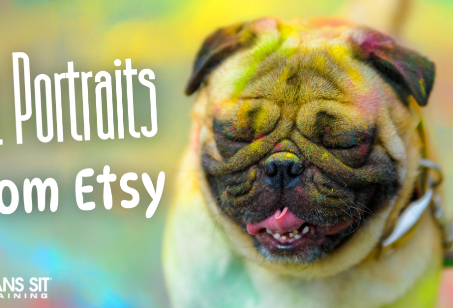 Capture Your Pup's Personality with these Pet Portraits on Etsy