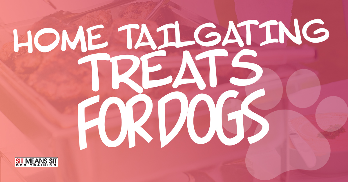 Home Tailgating Treats for Dogs