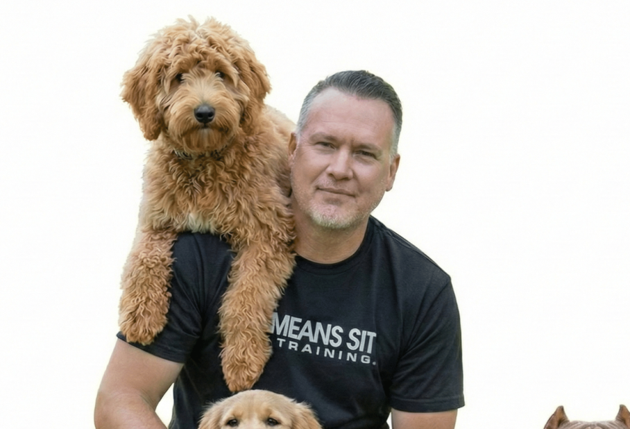 Brian Pepper, owner and lead dog trainer at Sit Means Sit Dog Training Space Coast.