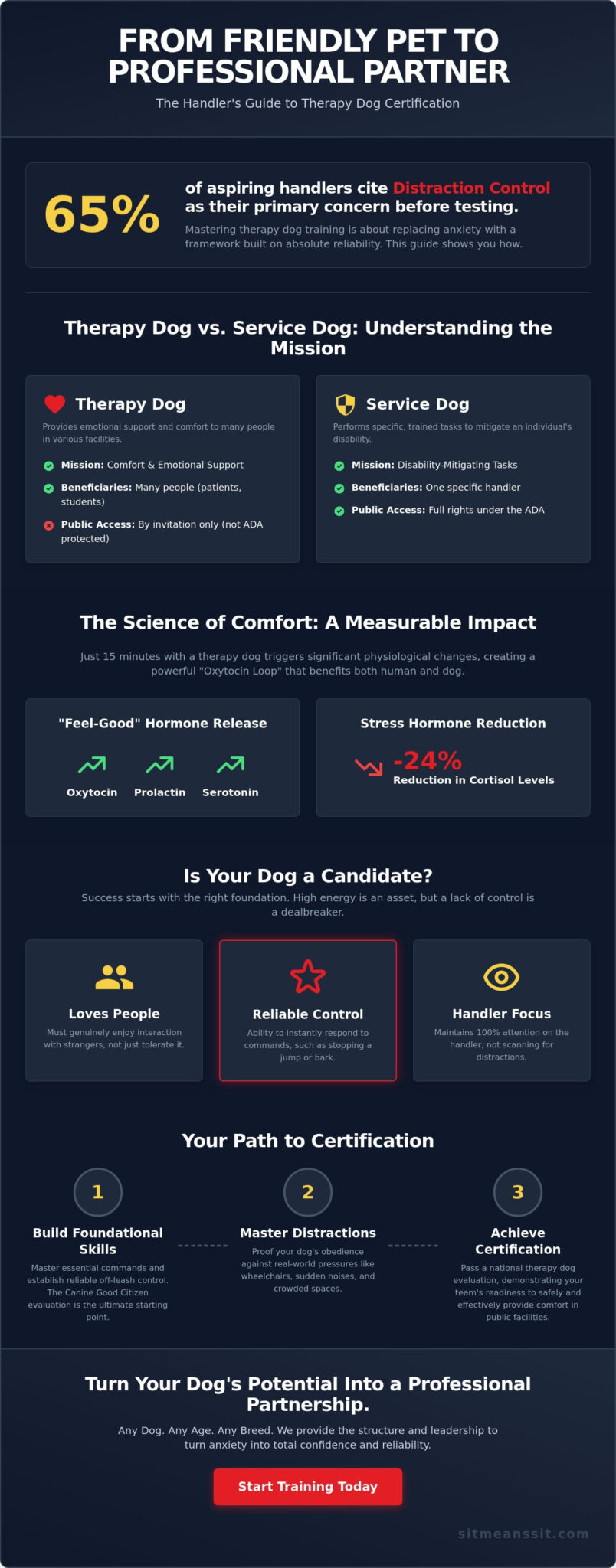 Therapy Dog Training: Achieving Total Reliability for Real-World Impact