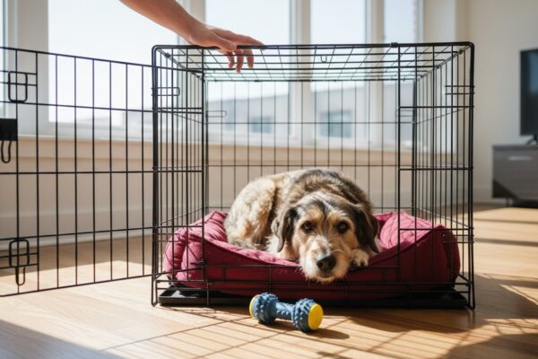 Crate Training an Adult Rescue Dog: The Definitive Guide to Structure and Security
