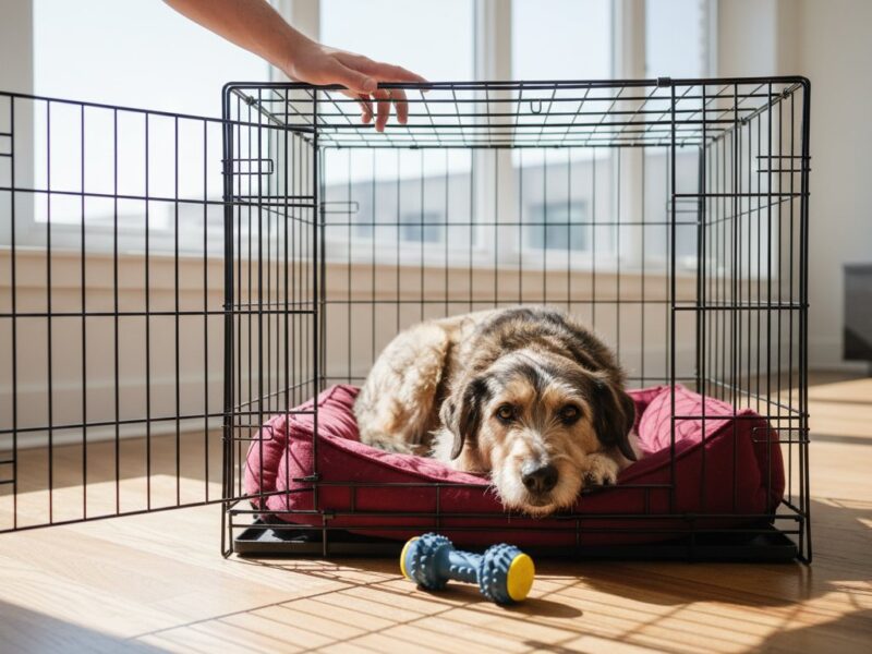 Crate Training an Adult Rescue Dog: The Definitive Guide to Structure and Security