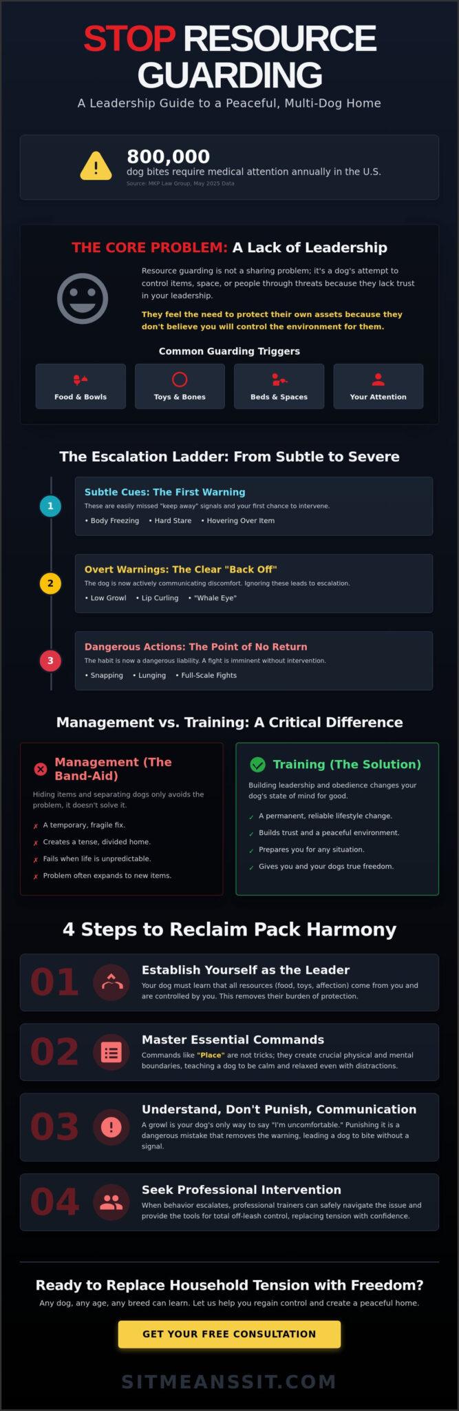 How to Stop Resource Guarding From Other Dogs: A Guide to Pack Harmony