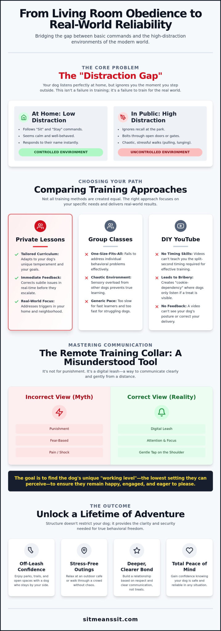 Private Dog Training Lessons: Achieving Real-World Reliability in 2026
