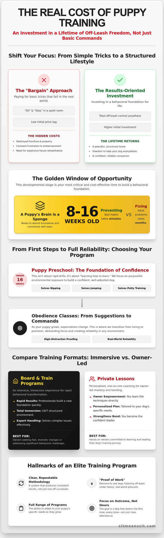 How Much Are Puppy Training Classes? A 2026 Guide to Investment and Results