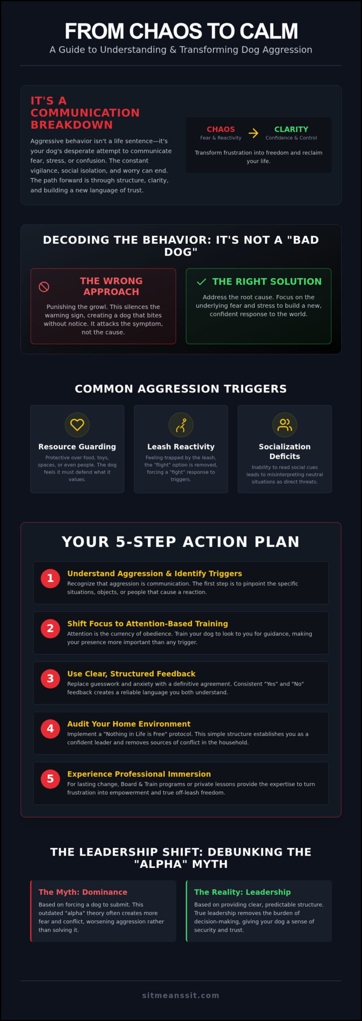 Aggressive Dog Training: The Comprehensive Guide to Safety and Reliability